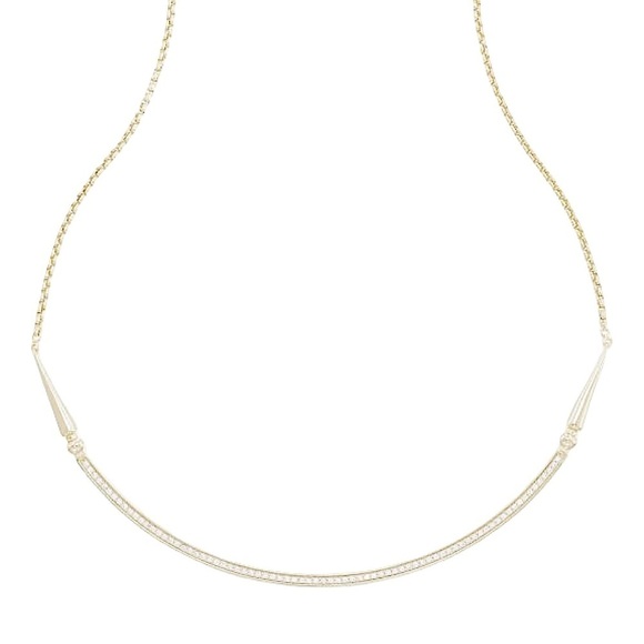 KENDRA SCOTT • Scottie Choker Bar Gold Necklace - Picture 1 of 8